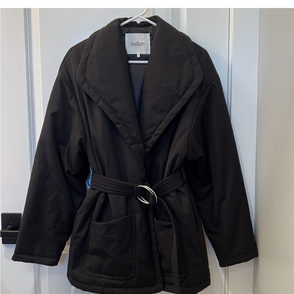 ba&sh Issa Wrap Warm Cozy Chic Jacket US sz 4